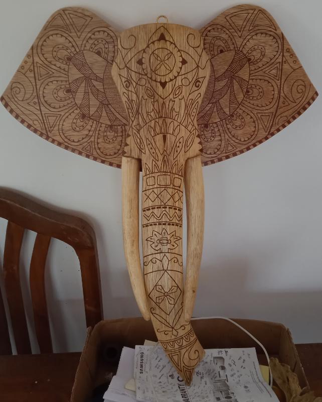 Elephant Wood mask